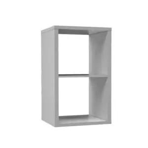 Etajeră modulară albă multifuncțională suspendată sau de podea 70x35x30 cm