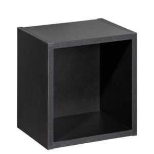 Etajera cub suspendat, 30x30x20 cm, negru